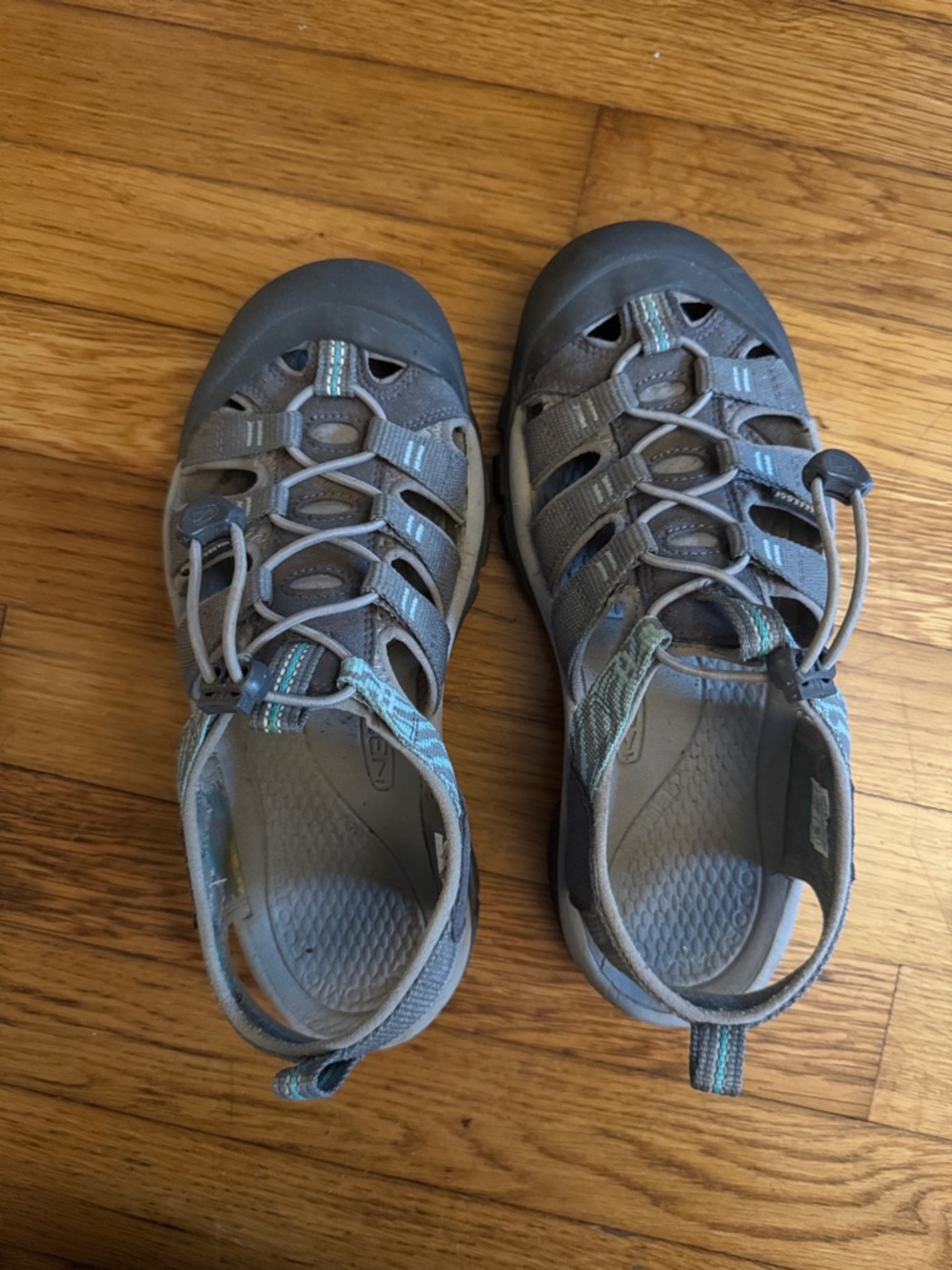 Keen Gray with Light Blue Accent Outdoor Sandals